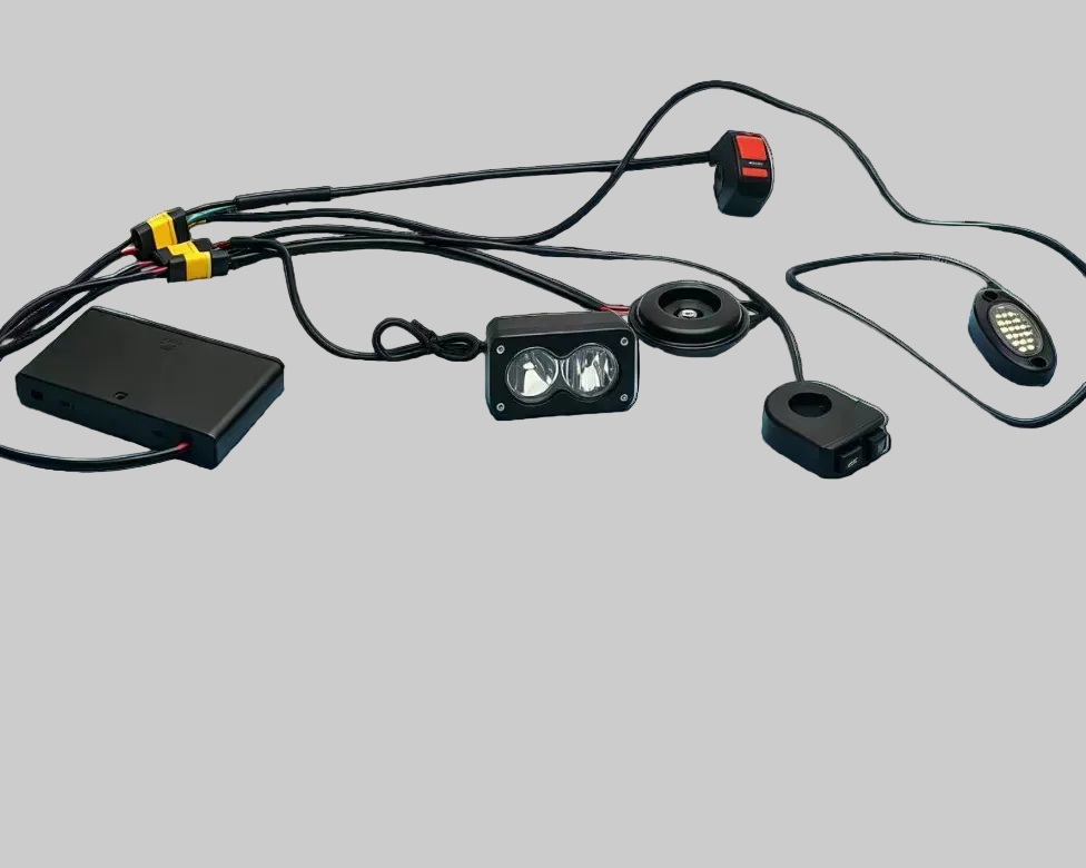 Battery Powered Baja Light, Horn & Rock Light